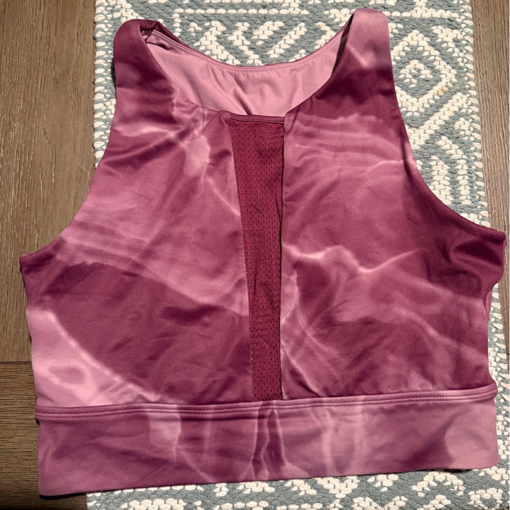 BuffBunny Pink Marbleized Sports Bra size XL